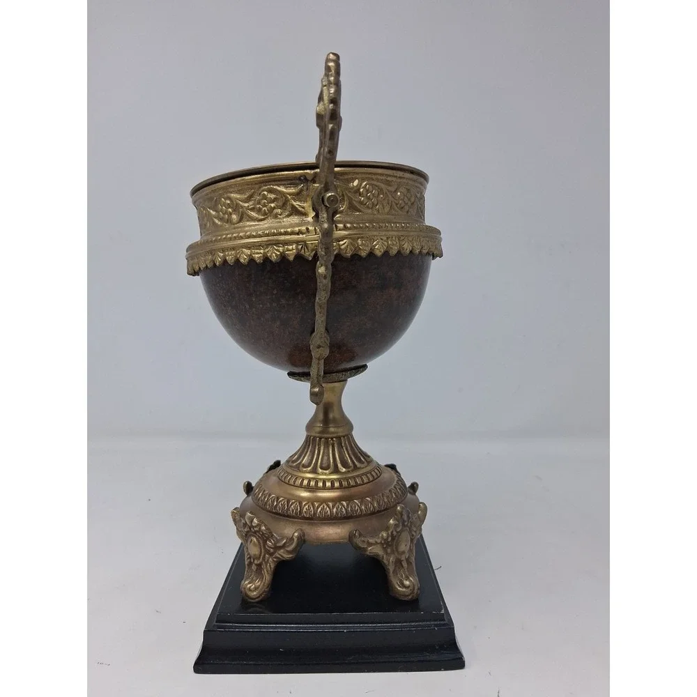 Castilian Imports Bronze Brown Urn Vase 9